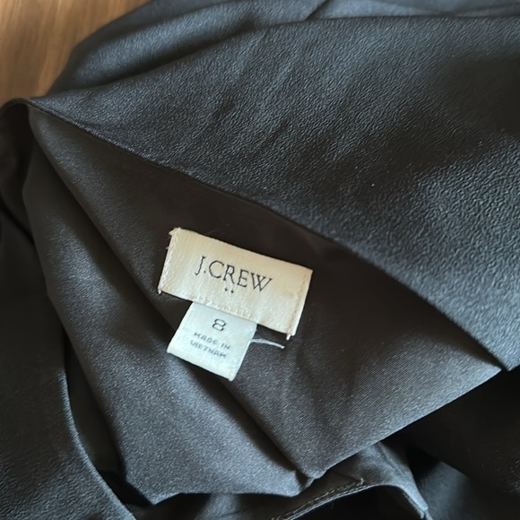 J. Crew basic black v-neck cami BD284 size 8 - Picture 2 of 7